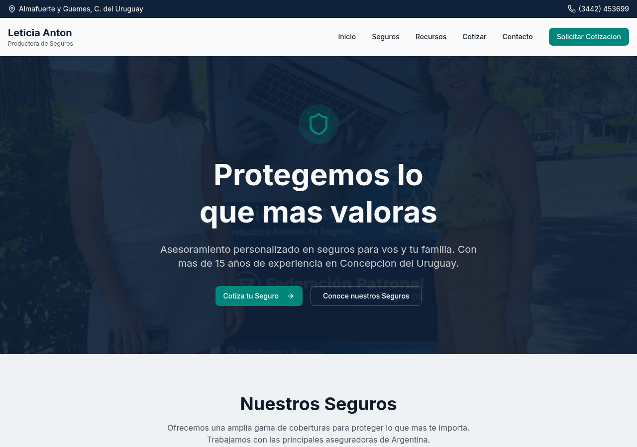 Leticia Anton - Seguros